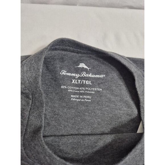 TOMMY BAHAMA Men's T-Shirt Size XLT Gray Short Sleeve Tequila Theme (58) - Picture 6 of 11